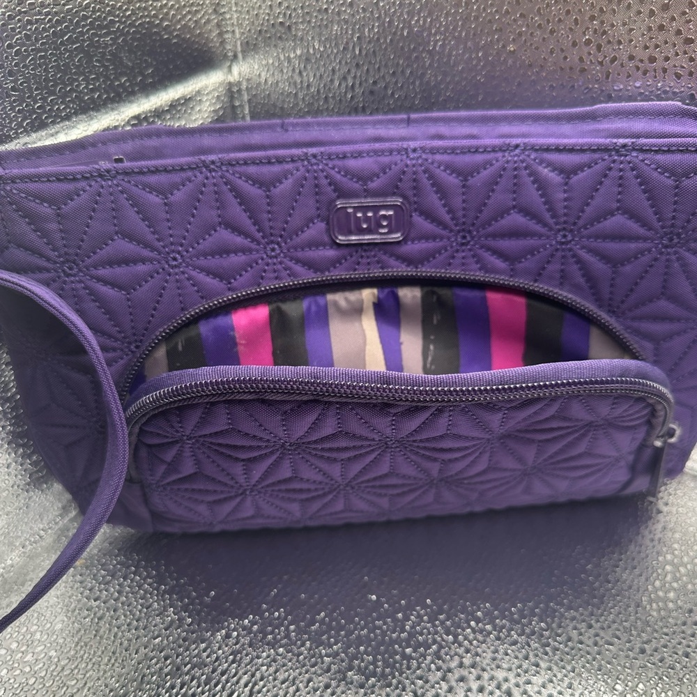 Lug ‘flyer’ purple crossbody purse - Picture 2 of 7